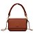 BOLSA SANTA LOLLA BAGUETE FLOATER ALÇA TRANÇA MARROM - Imagem 8