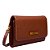 BOLSA CARTEIRA SANTA LOLLA FLOATER TEXTURIZADA MARROM ESCURO TRANSVERSAL - Imagem 2