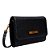 BOLSA CARTEIRA FLOATER TEXTURIZADA PRETA TRANSVERSAL - Imagem 3