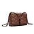 BOLSA SANTA LOLLA SOFT MARROM ALÇA CORRENTE TRANSVERSAL - Imagem 3
