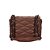 BOLSA SANTA LOLLA SOFT MARROM ALÇA CORRENTE TRANSVERSAL - Imagem 6