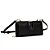 BOLSA CARTEIRA SANTA LOLLA SOFT LISA TRANSVERSAL PRETA - Imagem 3