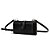 BOLSA CARTEIRA SANTA LOLLA SOFT LISA TRANSVERSAL PRETA - Imagem 5