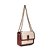 BOLSA SANTA LOLLA CANVAS BEGE ALÇA CORRENTE DE OMBRO - Imagem 3