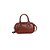 BOLSA SANTA LOLLA PEQUENA SOFT TRANSVERSAL MARROM - Imagem 1