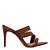 MULE SANTA LOLLA NAPA MADRI MARROM SALTO ALTO - Imagem 1