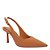 SCARPIN SANTA LOLLA SLINGBACK COURO PELICA CARAMELO BICO FINO SALTO ALTO FINO - Imagem 2