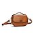 BOLSA SANTA LOLLA PEQUENA CROCO CARAMELO TRANSVERSAL - Imagem 1