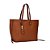 BOLSA SHOPPER SANTA LOLLA GRANDE FLOATER MARROM ZÍPER - Imagem 2