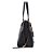 BOLSA SHOPPER SANTA LOLLA GRANDE FLOATER PRETA ZÍPER - Imagem 4