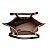 BOLSA SANTA LOLLA SHOPPER CANVAS E CLUTCH MARROM DARK - Imagem 3
