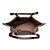 BOLSA SANTA LOLLA SHOPPER CANVAS E CLUTCH MARROM DARK - Imagem 10