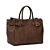 BOLSA TOTE SANTA LOLLA GRANDE FLOATER MARROM ALÇA DE MÃO - Imagem 3