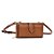 BOLSA CARTEIRA SANTA LOLLA SOFT LISA TRANSVERSAL MARROM - Imagem 2