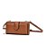 BOLSA CARTEIRA SANTA LOLLA SOFT LISA TRANSVERSAL MARROM - Imagem 3