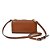 BOLSA CARTEIRA SANTA LOLLA SOFT LISA TRANSVERSAL MARROM - Imagem 5