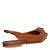 SAPATILHA SLINGBACK SANTA LOLLA COURO MARROM BICO FINO - Imagem 3