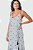 VESTIDO SLYWEAR AZUL OUTER SPACE VISCOSE LISTRADA - Imagem 3