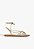 SANDALIA SCHUTZ KATE LACE UP FLAT DOURADO - Imagem 1