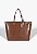 BOLSA SCHUTZ SHOPPING GRANDE YUMI CROCO MARROM - Imagem 5
