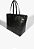 BOLSA SHOPPING GRANDE YUMI CROCO PRETA - Imagem 2