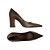SCARPIN SCHUTZ  COURO CITY CHIC MARROM - Imagem 3