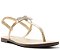 SANDÁLIA RASTEIRA ANACAPRI SLIM LAÇO GLAM DOURADA - Imagem 1
