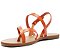 SANDÁLIA RASTEIRA ANACAPRI DE DEDO MULTI TIRAS COURO LARANJAS - Imagem 5