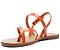 SANDÁLIA RASTEIRA ANACAPRI DE DEDO MULTI TIRAS COURO LARANJAS - Imagem 6