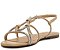 SANDÁLIA RASTEIRA ANACAPRI TIRAS GLAM BEGE - Imagem 4