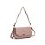 BOLSA BAGUETE SANTA LOLLA MÉDIA SOFT ALÇA OMBRO ROSE - Imagem 2