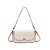 BOLSA BAGUETE SANTA LOLLA MÉDIA SOFT ALÇA OMBRO OFF WHITE - Imagem 1