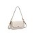 BOLSA BAGUETE SANTA LOLLA MÉDIA SOFT ALÇA OMBRO OFF WHITE - Imagem 2