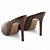 TAMANCO SALTO ALTO SCHUTZ COURO ROOT BROWN - Imagem 3