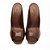TAMANCO SALTO ALTO SCHUTZ COURO ROOT BROWN - Imagem 4