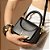 BOLSA COM CAIXA TRANSVERSAL SOFT PRETA - Imagem 4