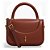 BOLSA COM CAIXA TRANSVERSAL SOFT MARROM - Imagem 5