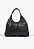 BOLSA HOBO AGNES SCHUTZ COURO PRETA - Imagem 1
