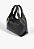 BOLSA HOBO AGNES SCHUTZ COURO PRETA - Imagem 3