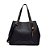 BOLSA GRANDE SANTA LOLLA FLOATER ALÇA DE OMBRO PRETO - Imagem 1