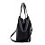 BOLSA GRANDE SANTA LOLLA FLOATER ALÇA DE OMBRO PRETO - Imagem 7