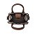 BOLSA MEDIA SANTA LOLLA NOBUCK ALÇA DUPLA - DARK COCOA - Imagem 5