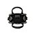 BOLSA MÉDIA SANTA LOLLA FLOATER ALÇA DUPLA - PRETO - Imagem 7