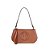 BOLSA CLUTCH SANTA LOLLA SOFT CARAMELO ALÇA DE OMBRO - Imagem 1