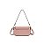 BOLSA BAGUETE SANTA LOLLA MÉDIA SOFT ROSA ALÇA DE OMBRO - Imagem 3