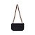 BOLSA SANTA LOLLA PEQUENA FLOATER PRETA ALÇA TRANSVERSAL CORRENTE - Imagem 3