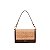 BOLSA CLUTCH SANTA LOLLA SOFT MARROM DARK ALÇA DE OMBRO - Imagem 1