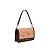 BOLSA CLUTCH SANTA LOLLA SOFT MARROM DARK ALÇA DE OMBRO - Imagem 2