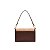 BOLSA CLUTCH SANTA LOLLA SOFT MARROM DARK ALÇA DE OMBRO - Imagem 3