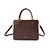 BOLSA TOTE SANTA LOLLA SOFT CUBOS MARROM DARK ALÇA DUPLA - Imagem 1
